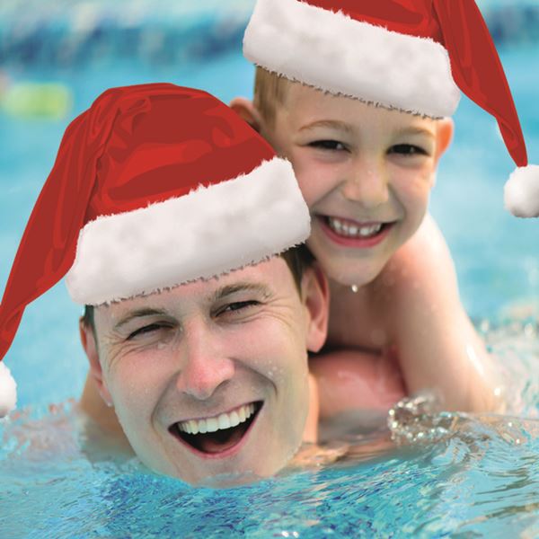xmas pool party
